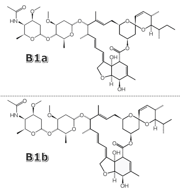 エプリノメクチンの分子構造
