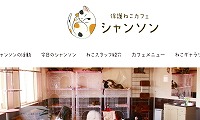 保護猫カフェシャンソン・ホームページ