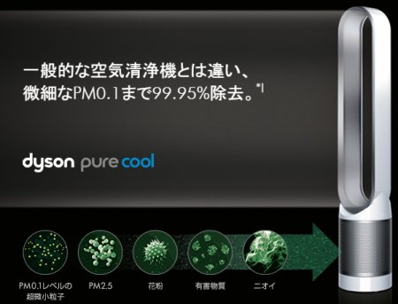 ダイソンから発売される空気清浄機付扇風機「Dyson Pure Cool&trade」