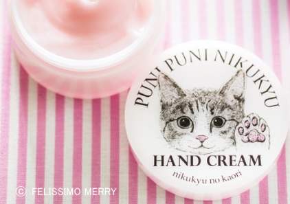 フェリシモ猫部から発売されるプニプニ肉球の香りハンドクリーム