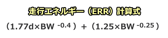 猫の「運動時エネルギー要求量」を求める公式