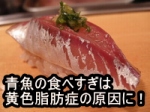 青魚ばかり食べていると、不飽和脂肪酸の過剰摂取で、「黄色脂肪症（イエローファット）」を発症することも。