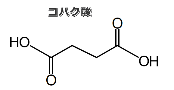コハク酸の分子式